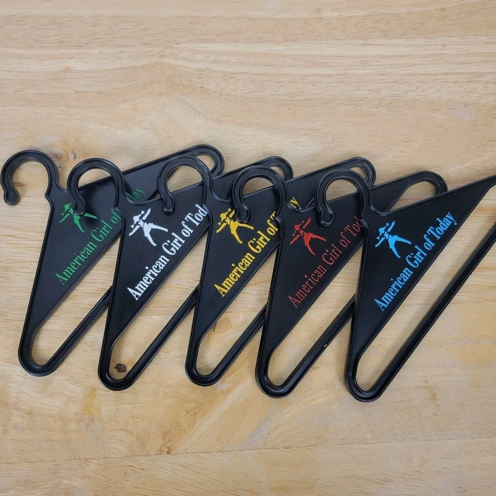 Vintage 90s American Girl of Today Doll Hangers Black Lot of 5 Pleasant Company
